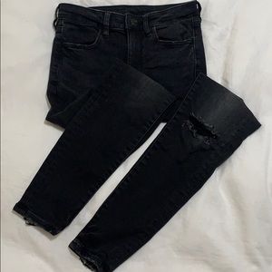 American Eagle high rise black jegging